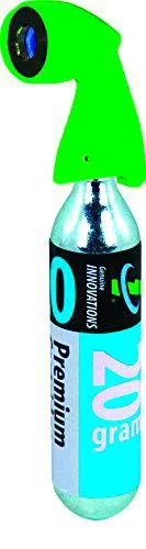 Genuine Innovations G20315, Microflate Nano, Bomba de CO2 para Bicicletas, Peso 23 g