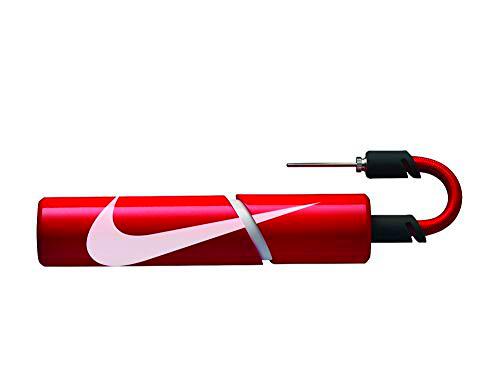 NIKE - Bomba de balón Unisex, Color Rojo y Blanco, Talla única