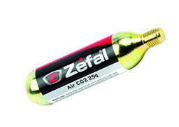 ZEFAL CO2 25G - Bomba, Color Plata, Talla UK: 25 G