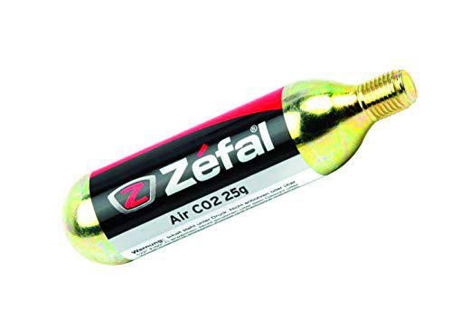ZEFAL CO2 25G - Bomba, Color Plata, Talla UK: 25 G
