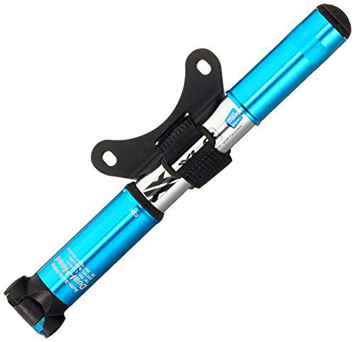 XLC 2501910800 Minibomba para BTT PU-M02, Unisex, Azul/Plata